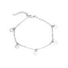 Picture of Round Hammer Pattern Pendant Bracelet (Stainless Steel)