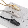 Picture of "Running for Dream" CZ Shoe Brass Necklace 