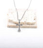 Picture of 925 Sterling Silver Vintage Cross Necklace 