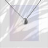 Picture of 925 Sterling Silver Wheat Seed Pendant Necklace