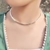 Picture of 925 Sterling Silver Natural Freshwater Pearl Necklace