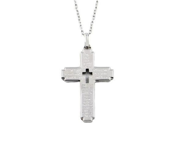 Picture of Jabez Prayer Cross Necklace