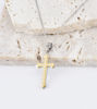 Picture of Two-color double-layer white stone cross hanging nozzle (Stainless steel)