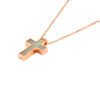 Picture of Jade Steel Cross Necklace