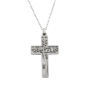 Picture of Tree of Life Filigree Cross Steel Necklace 