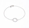 Picture of 925 Sterling Silver Wreath Crown Setting Bracelet