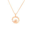 Picture of Golden Grain Mark:  925 Sterling Silver Cultivated Diamond Wheat Crown Necklace