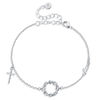 Picture of JM Thorn Cross with Love Bracelet (Brass)-40cm+5cm