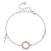 Picture of Crown of Thorns Cross w/ Love Bracelet 