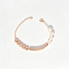 Picture of Baroque Pearl Baby ID Steel Bracelet