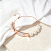Picture of Baroque Pearl Baby ID Steel Bracelet