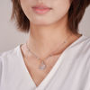 Picture of JM 925 Sterling Silver Mother-of-Pearl Tree of Life Necklace