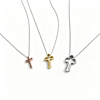Picture of 3-in-1 Hollow Cross Whole Life Blessing Steel Necklace