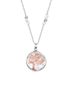 Picture of JM 925 Sterling Silver Mother-of-Pearl Tree of Life Necklace